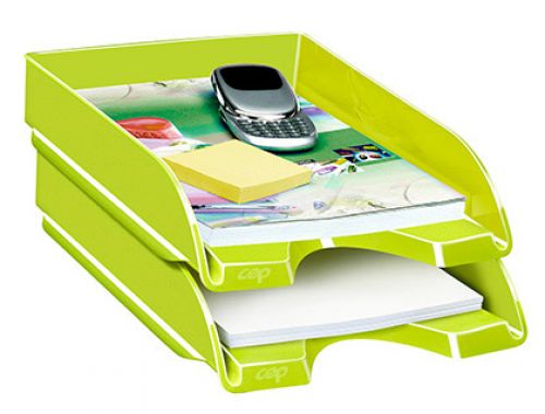 Tabuleiro de secretaria cep plastico verde 257x348x66 mm , Cep , 63190 , 3462152000302